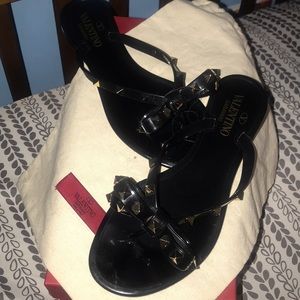 Valentino Rock Stud Flip Flops